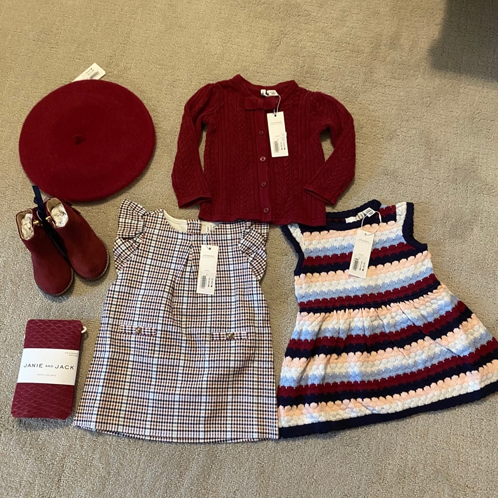 Janie and Jack Bundle Size 6/12 months